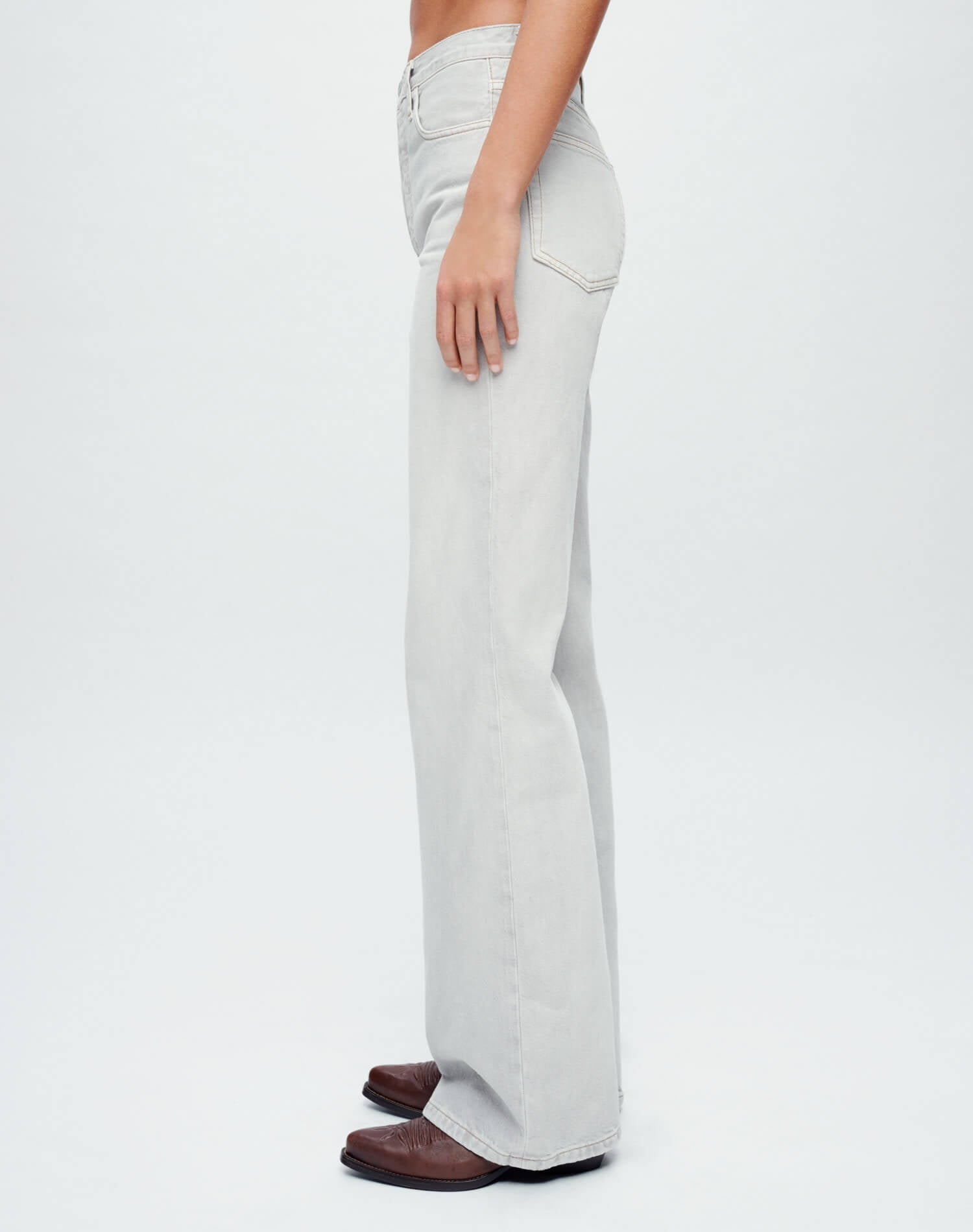 Ultra High Rise Wide Leg | Greyish