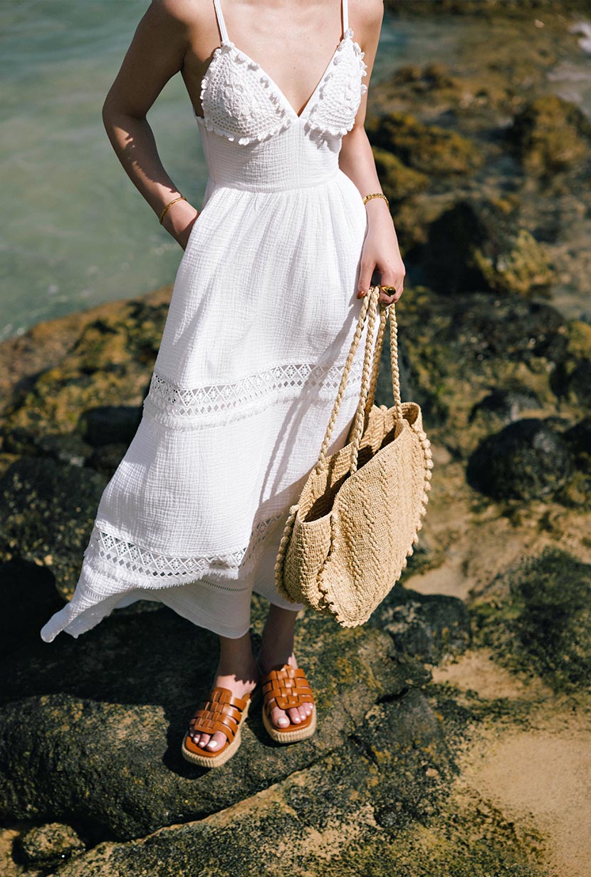 Imogene Dress | White Eyelet