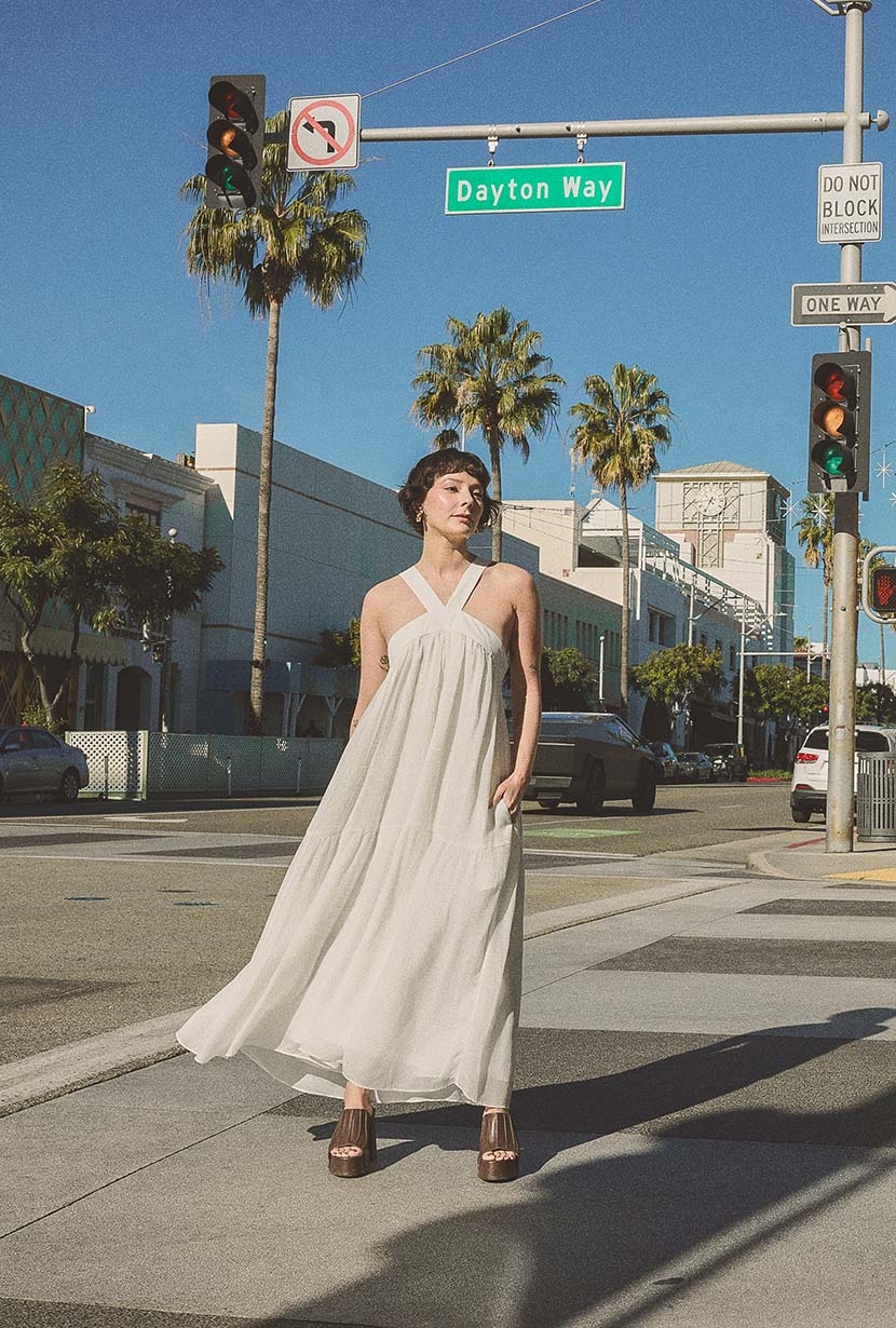Gayle Dress | Ivory