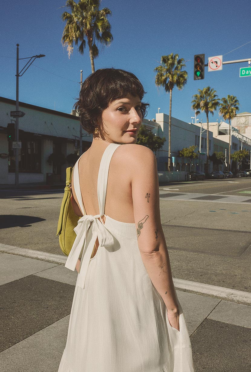 Gayle Dress | Ivory