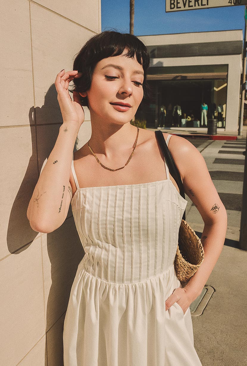 Della Bubble Dress | Ivory