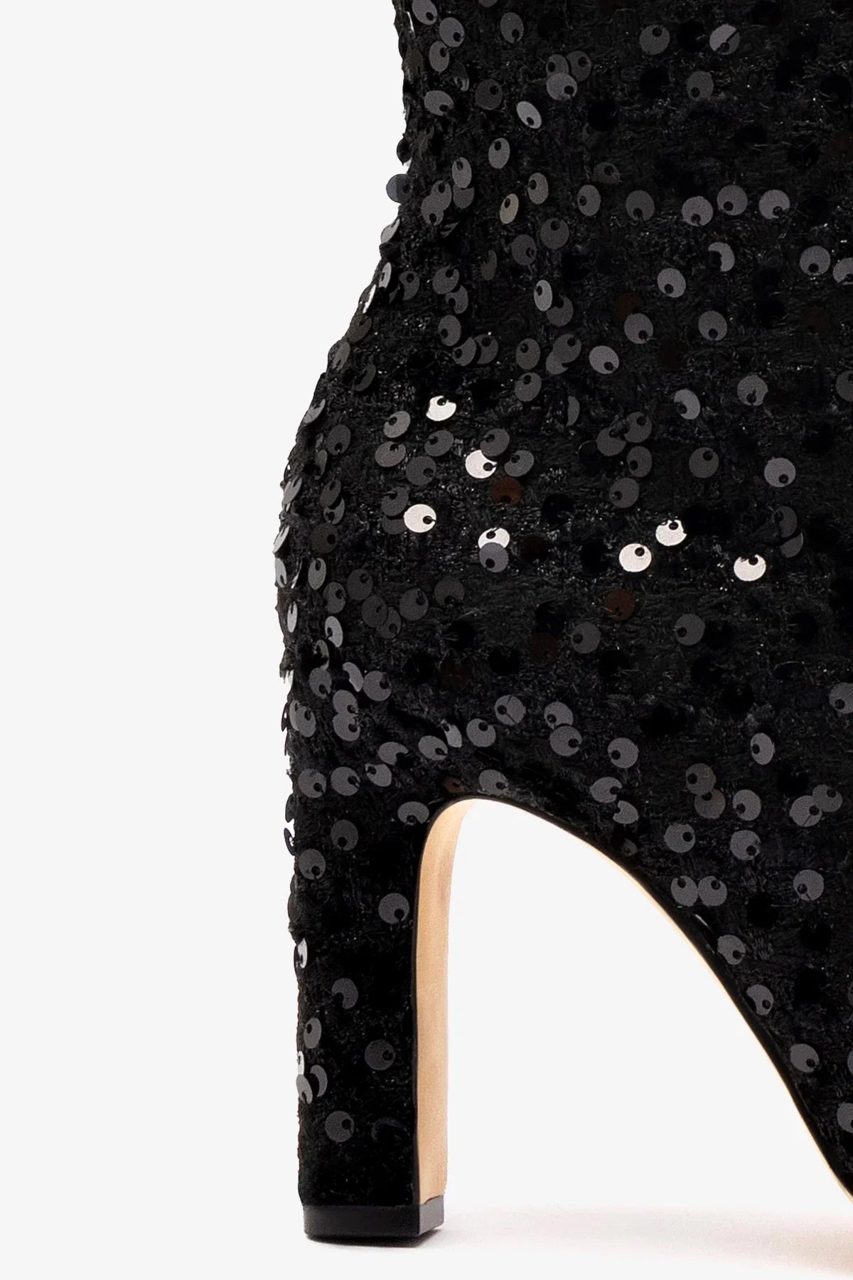 Cindy Hi Boot | Black Sequins
