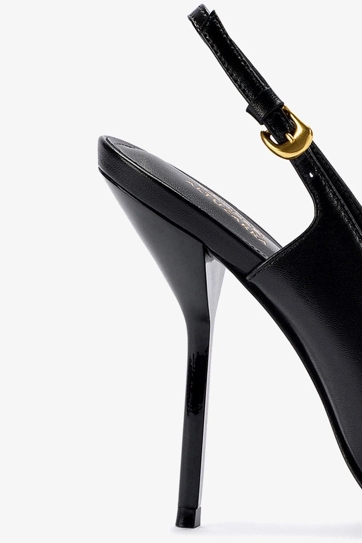 Larroudé x Altuzarra Pump Leather | Black