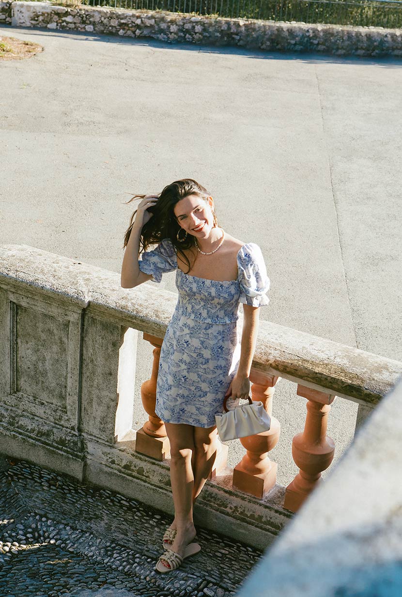 Aniston Dress | China Blue