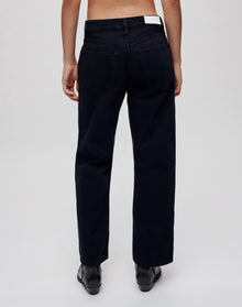 Womens | Loose Crop | Black Flow