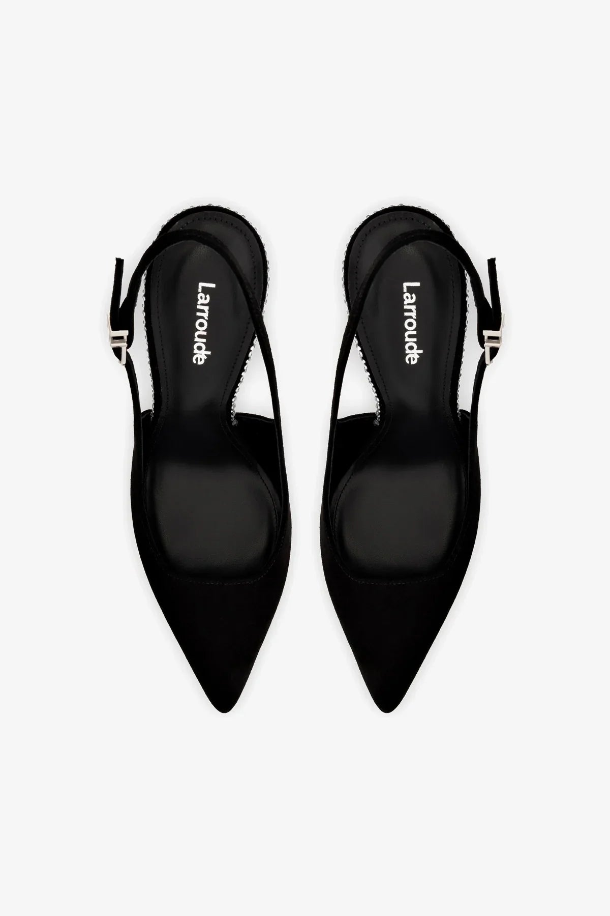 Kaitlan Crystal Pump Suede | Black