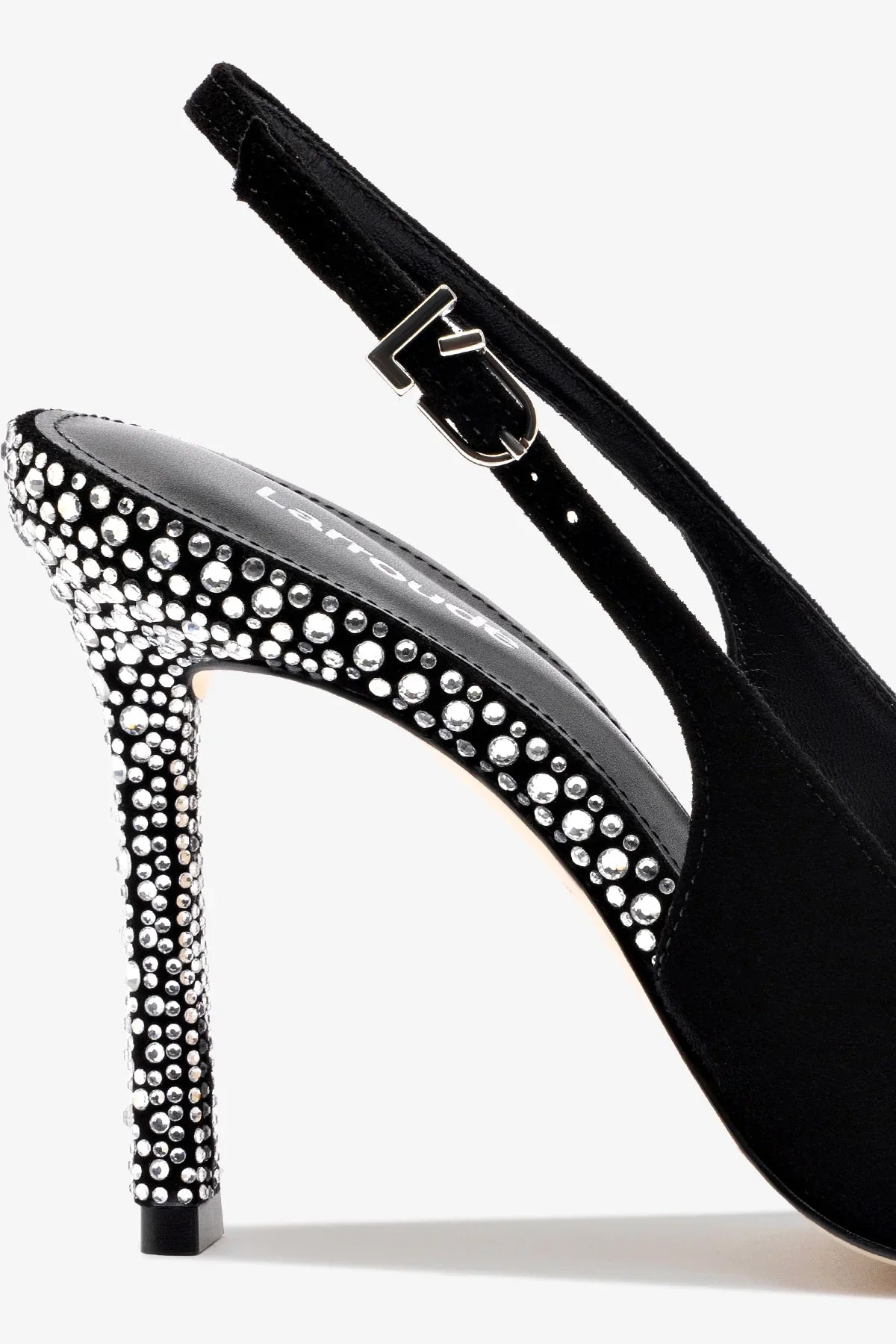 Kaitlan Crystal Pump Suede | Black