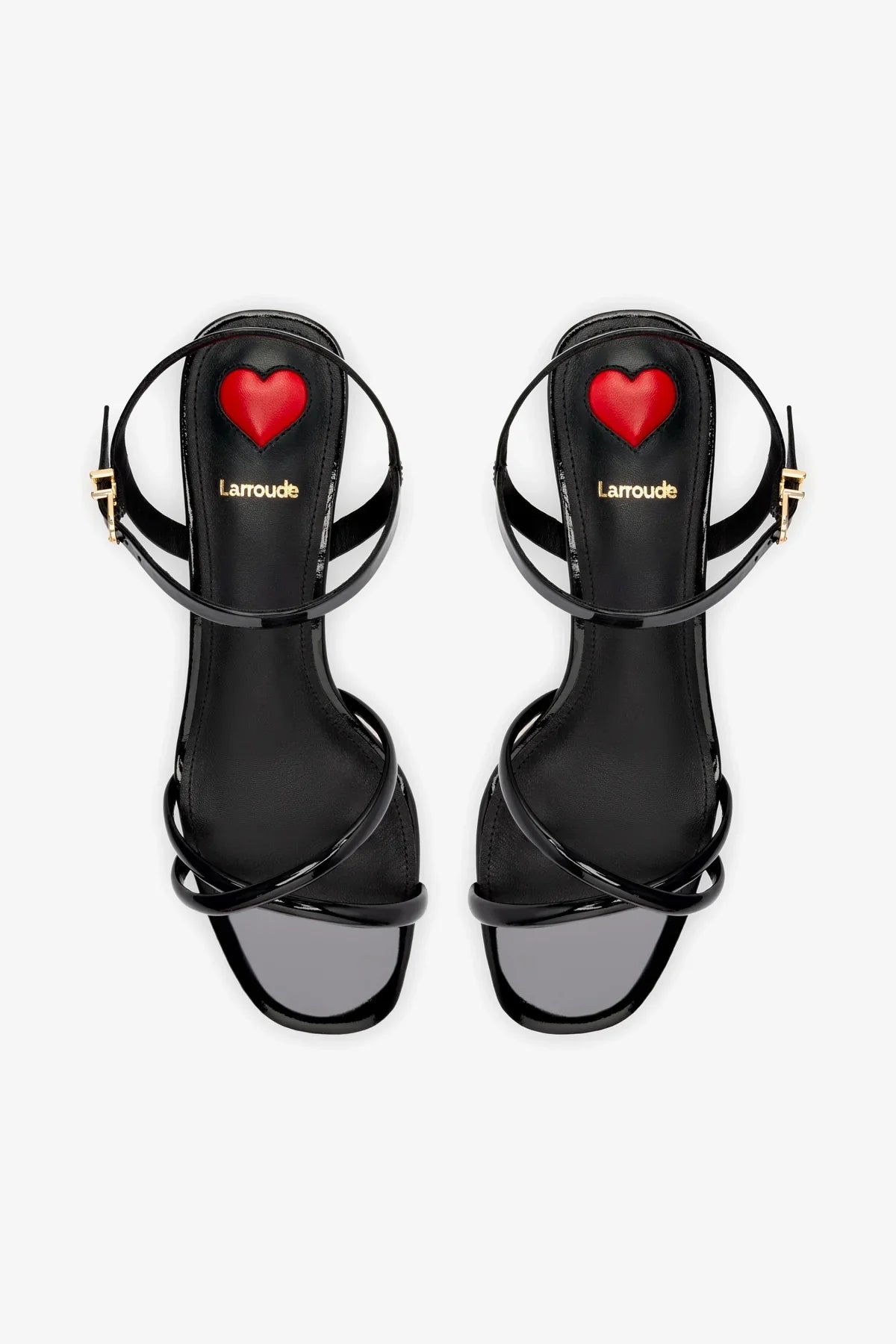 Charlotte Sandal Patent Leather | Black