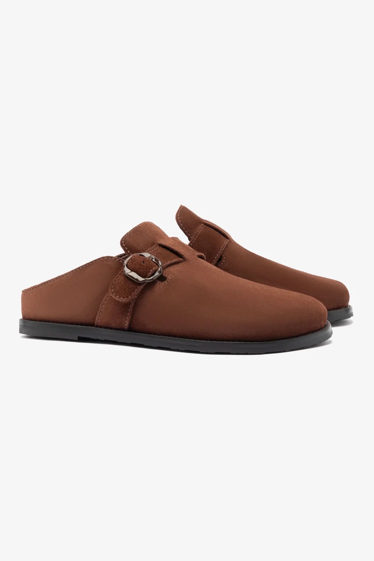 Milan Clog Suede | Brown