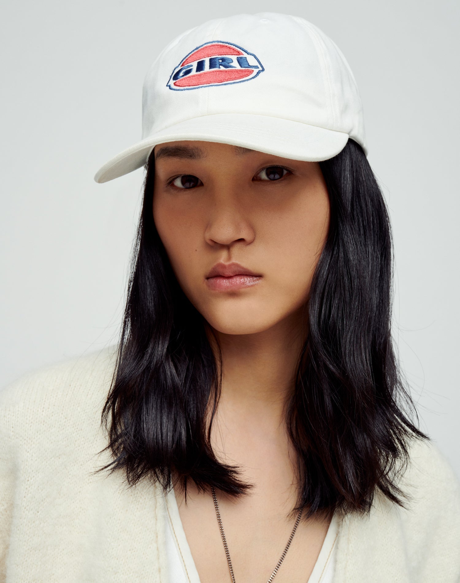 Baseball Hat "Girl" | White