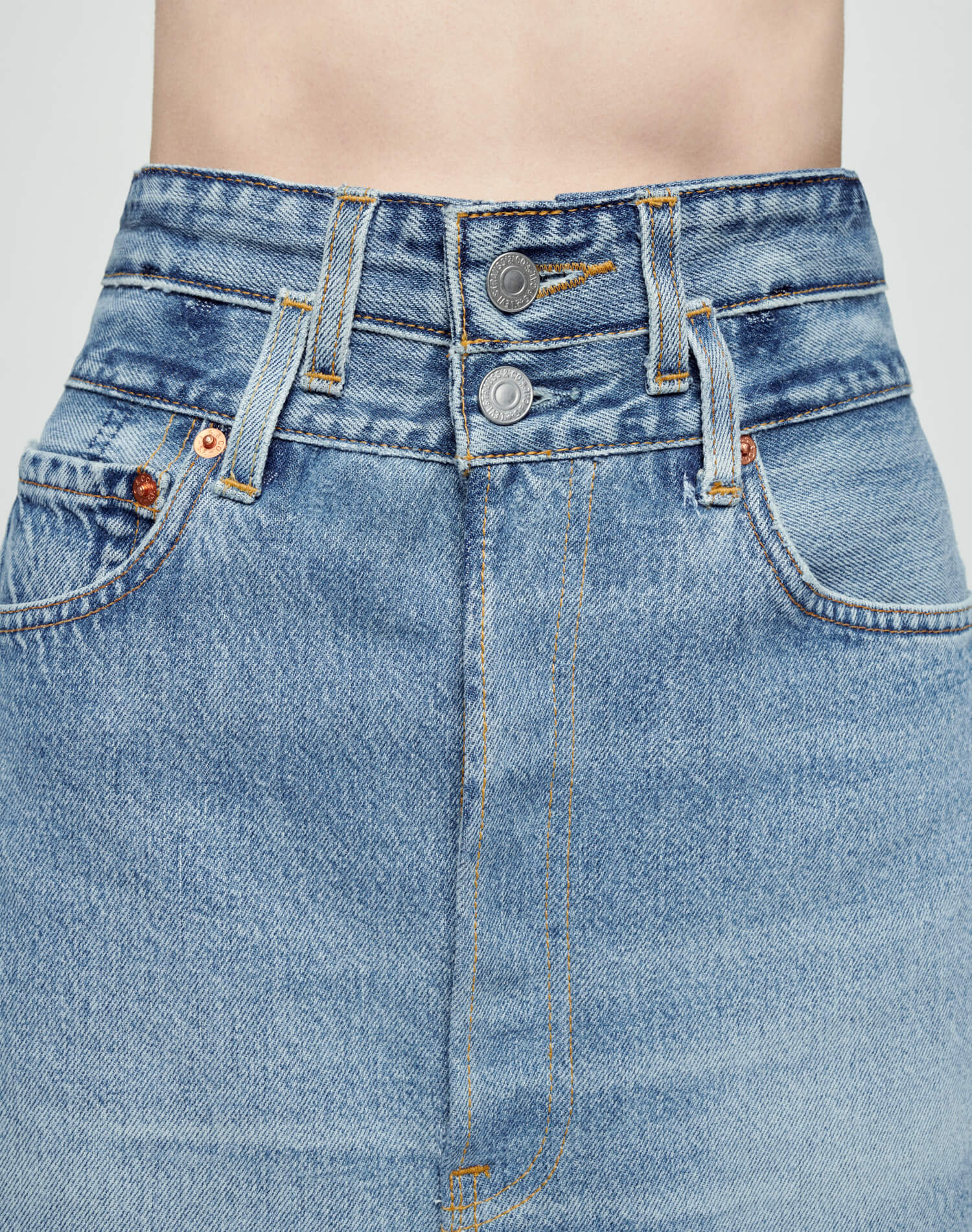 Levi's Double Waisted Pencil Skirt | Indigo