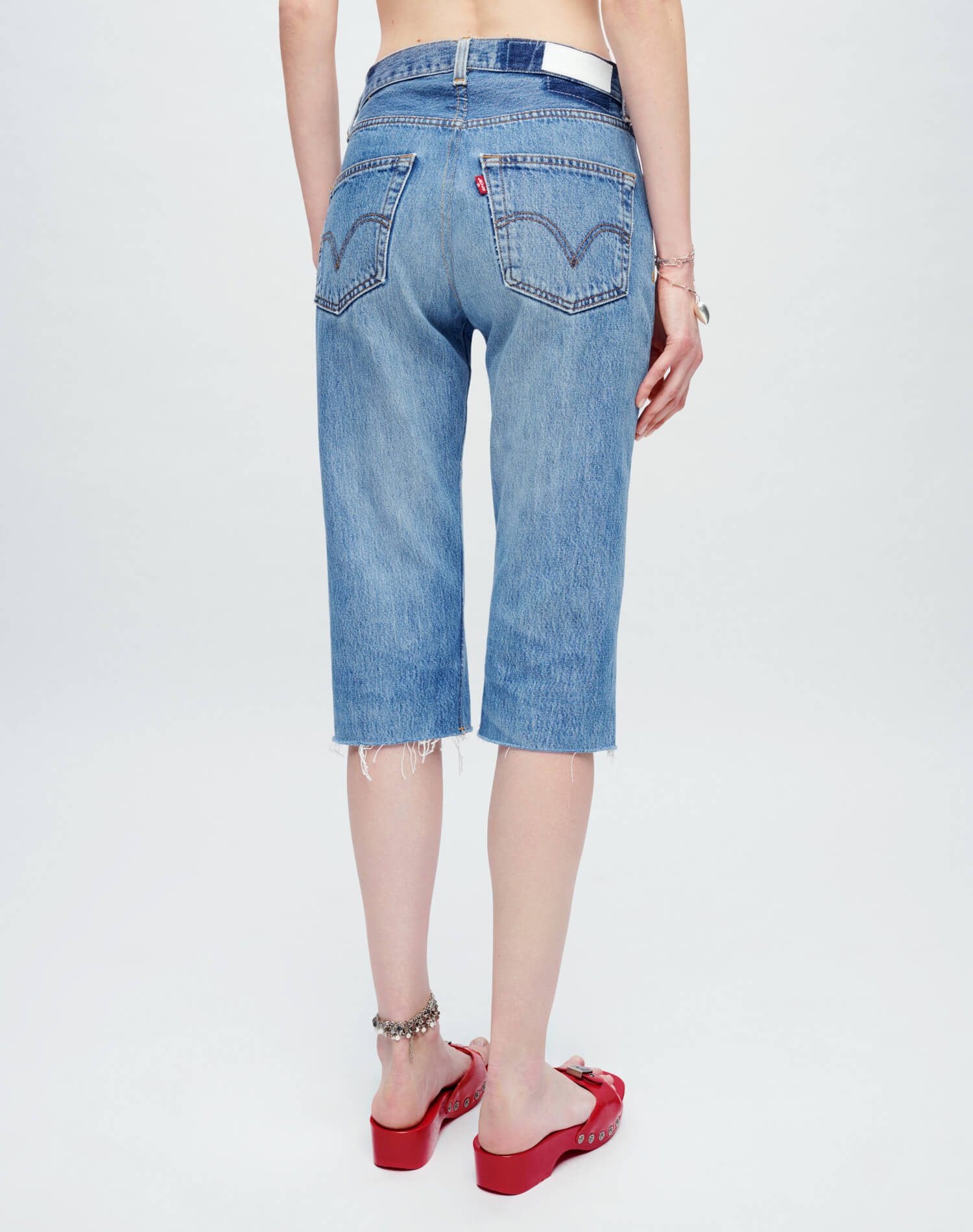 Womens | Upcycled Vintage | Levi's Pedal Pusher | One-of-a-kind | Indigo