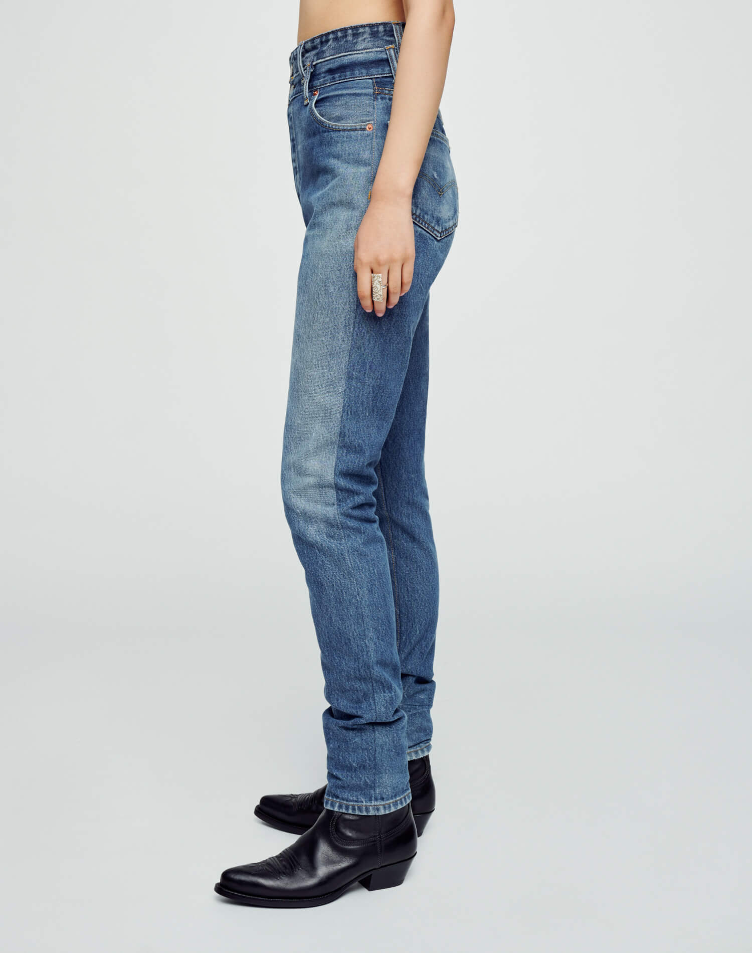 Levi's Double Waisted Drainpipe | Indigo