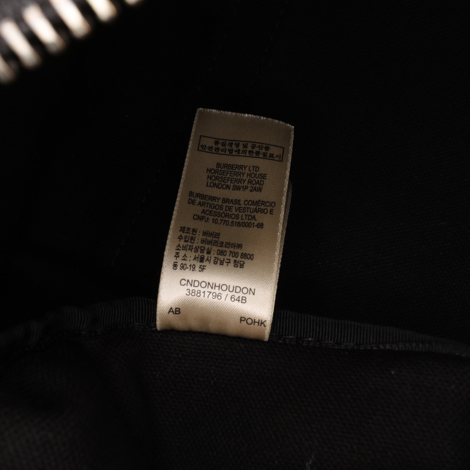 Burberry | Pre-Owned Smoke Check Coated Canvas Holdall Barrel Duffle Bag | Brown/Dark Brown