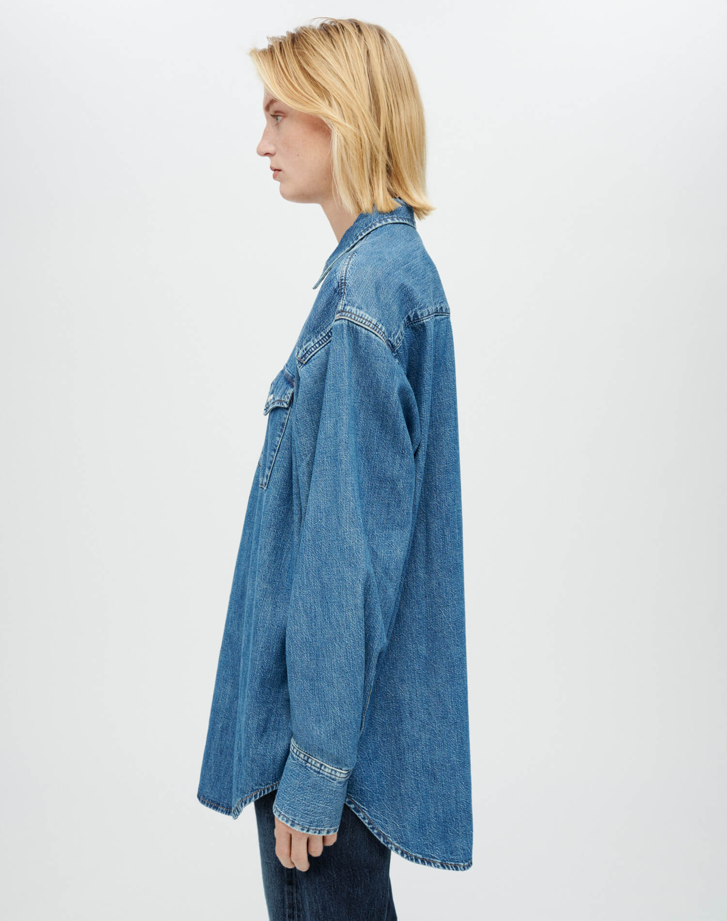 Oversized Western Shirt | Heritage Medium