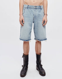 Mens | Modern Painter Short | Washed Out Indigo