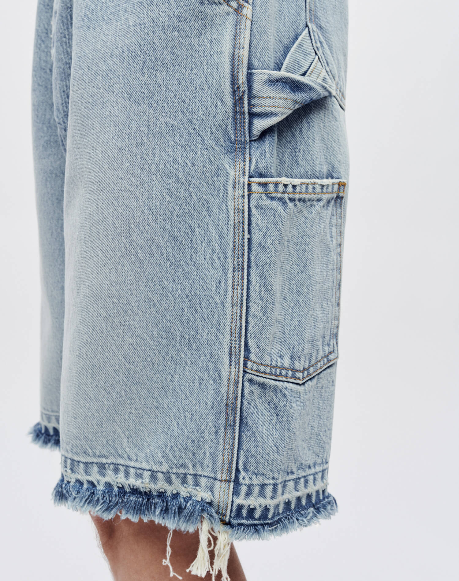 Mens | Modern Painter Short | Washed Out Indigo