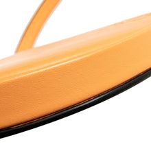 LOEWE | Pre-Owned Small Soft Calfskin Heel Pouch | Orange/Light Orange