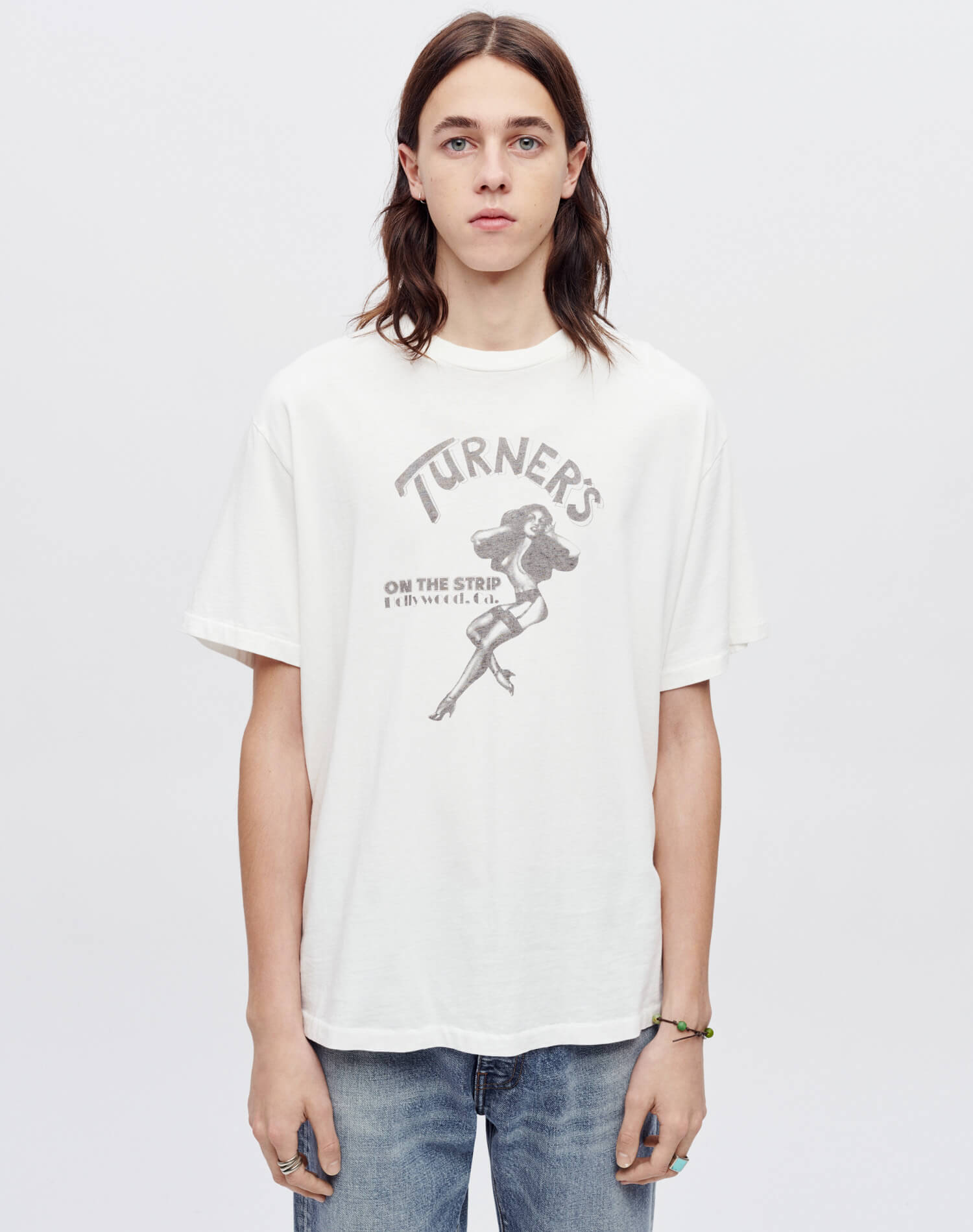 Mens | Loose "On The Strip" Tee | Old White