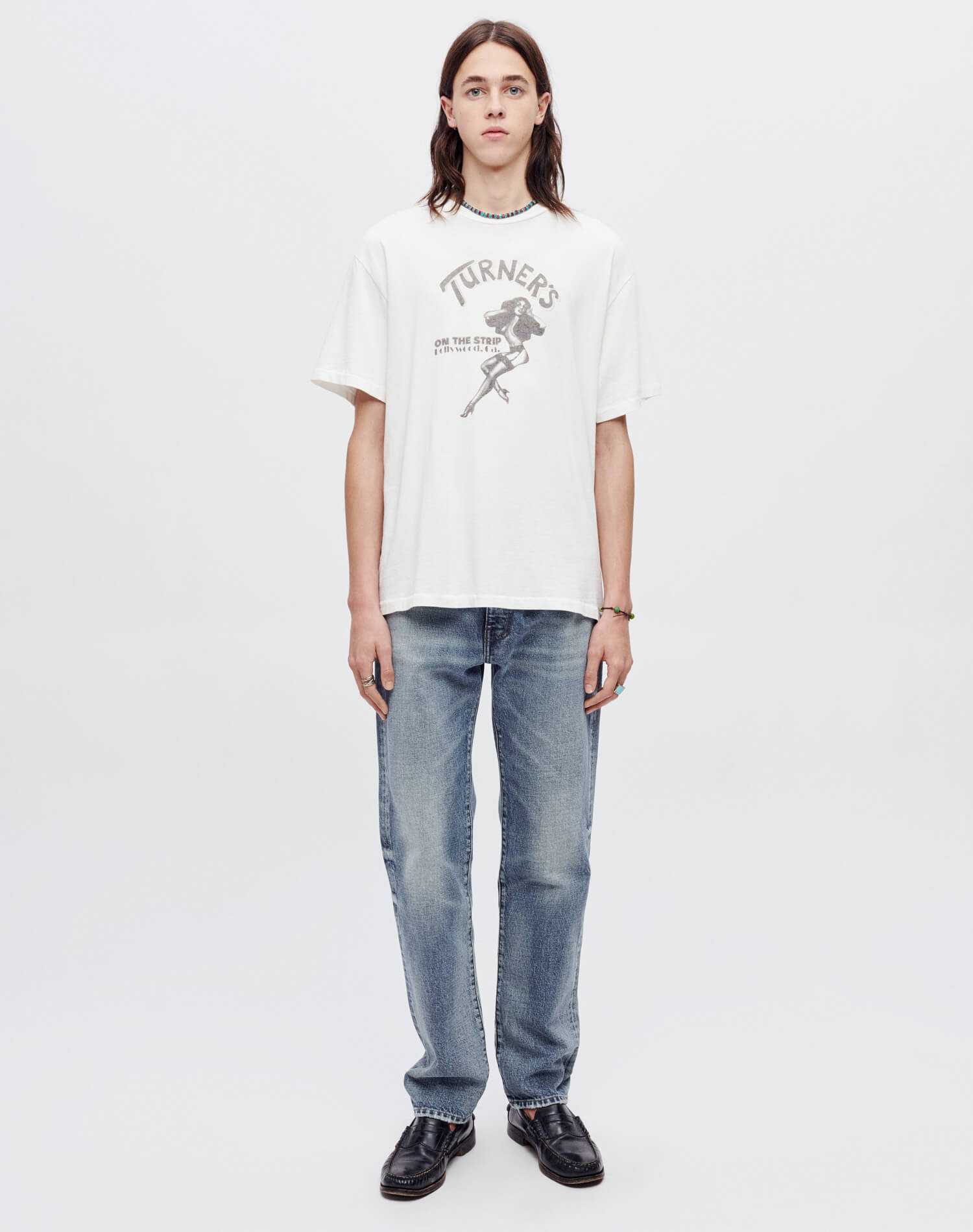Mens | Loose "On The Strip" Tee | Old White