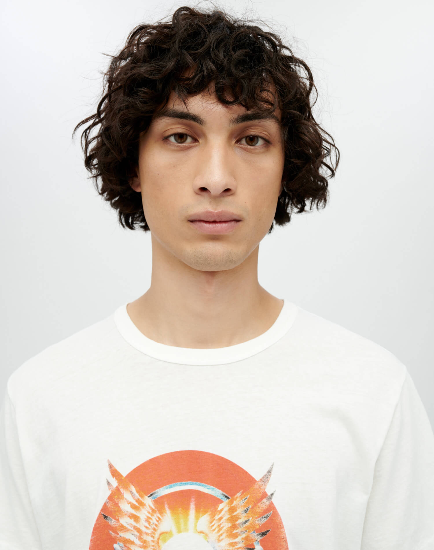 Mens | Classic "Eye Ball" Tee | Old White