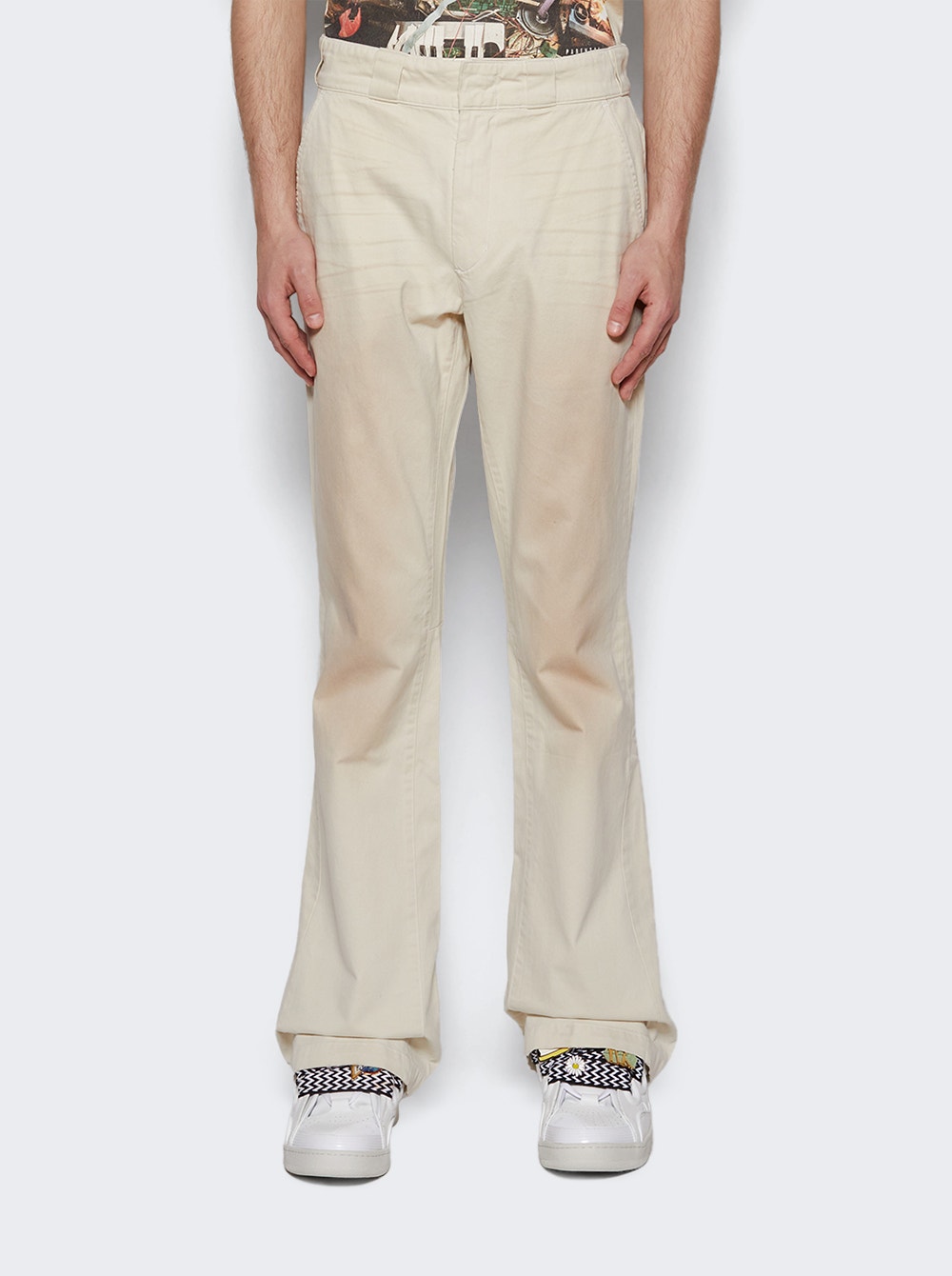 Men | Gallery Dept | La Chino Flares Pants Antique White | Ivory