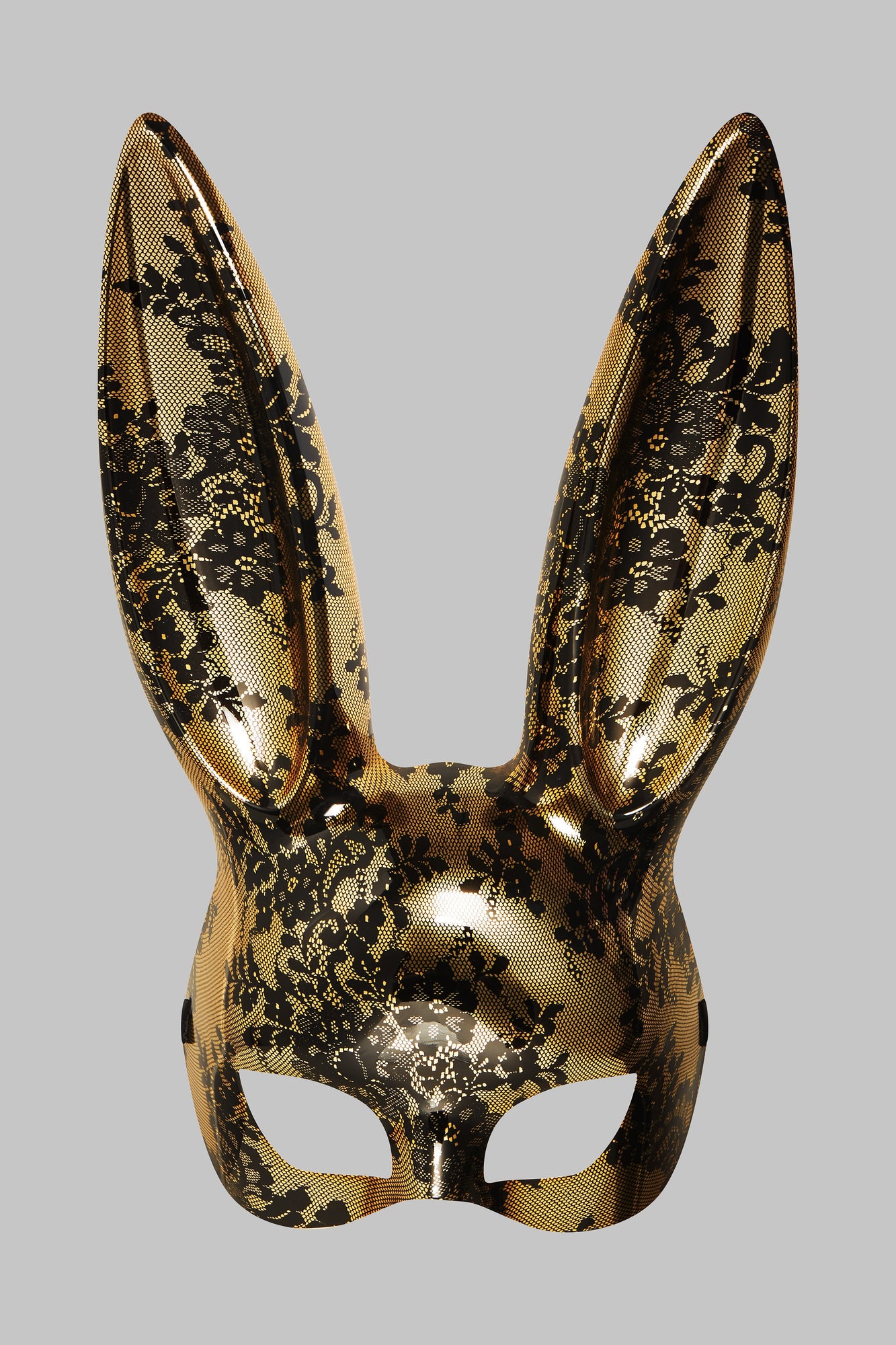 Lace mirror rabbit mask 