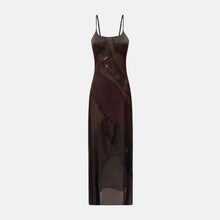 OW Collection LANEY Maxi Slip Dress Dress 185 - Brown