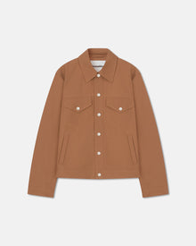 Larry Structured Twill Jacket | Rust Twill