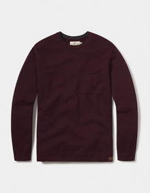 Men | Roll Hem Pocket Crew Sweater | Green