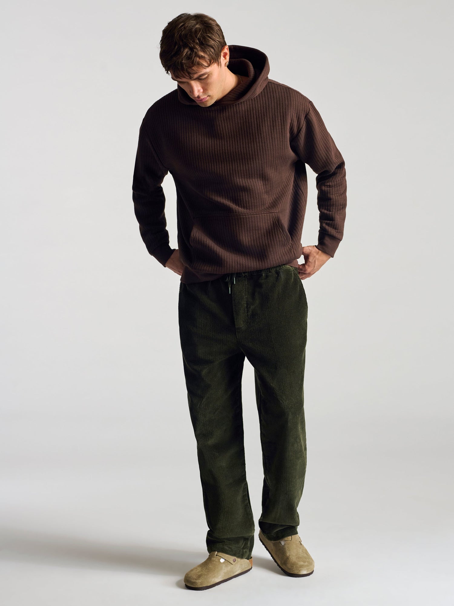 Mens | Cord Pants | Moss