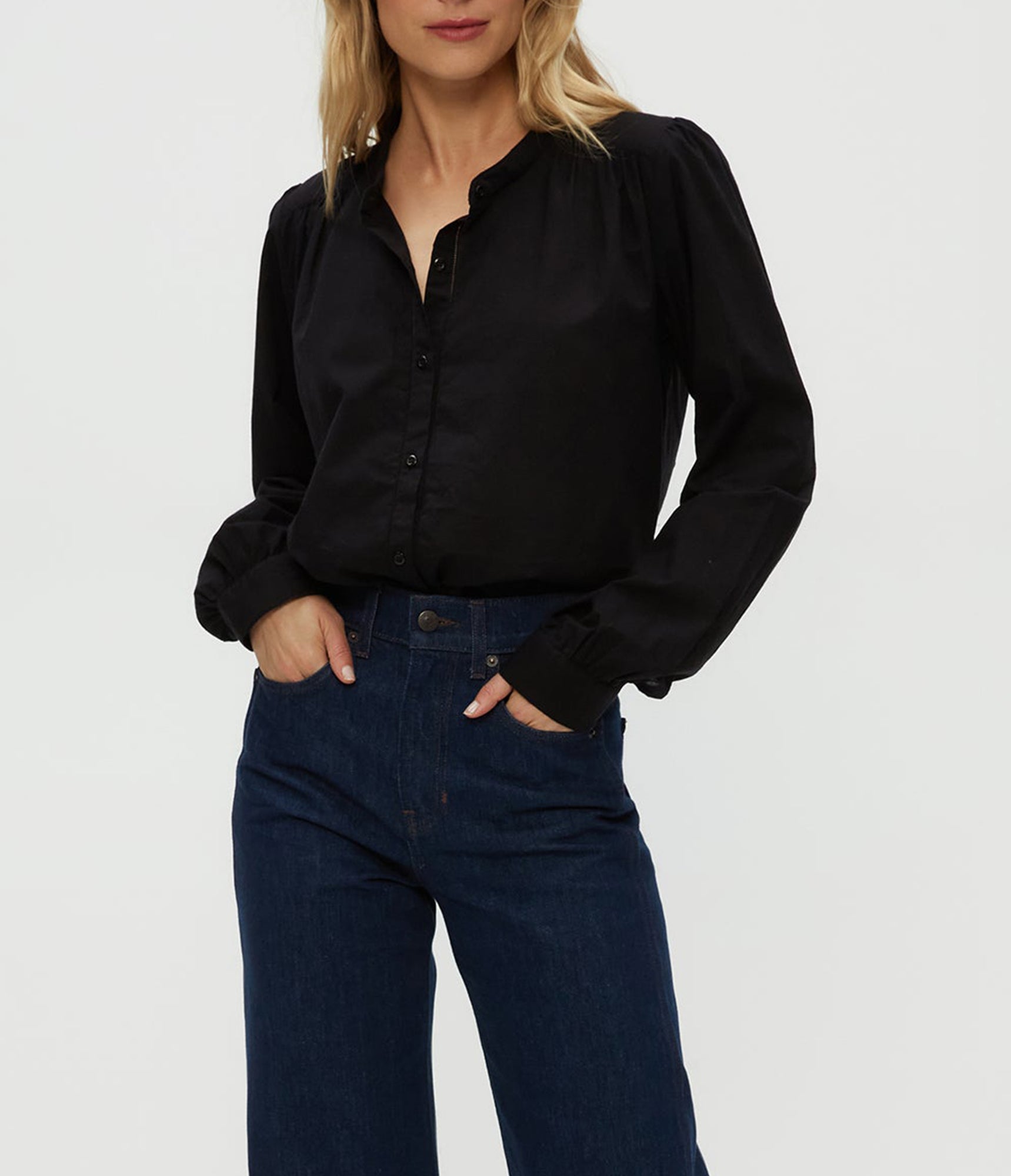 Bethel Button Down Shirt | Black