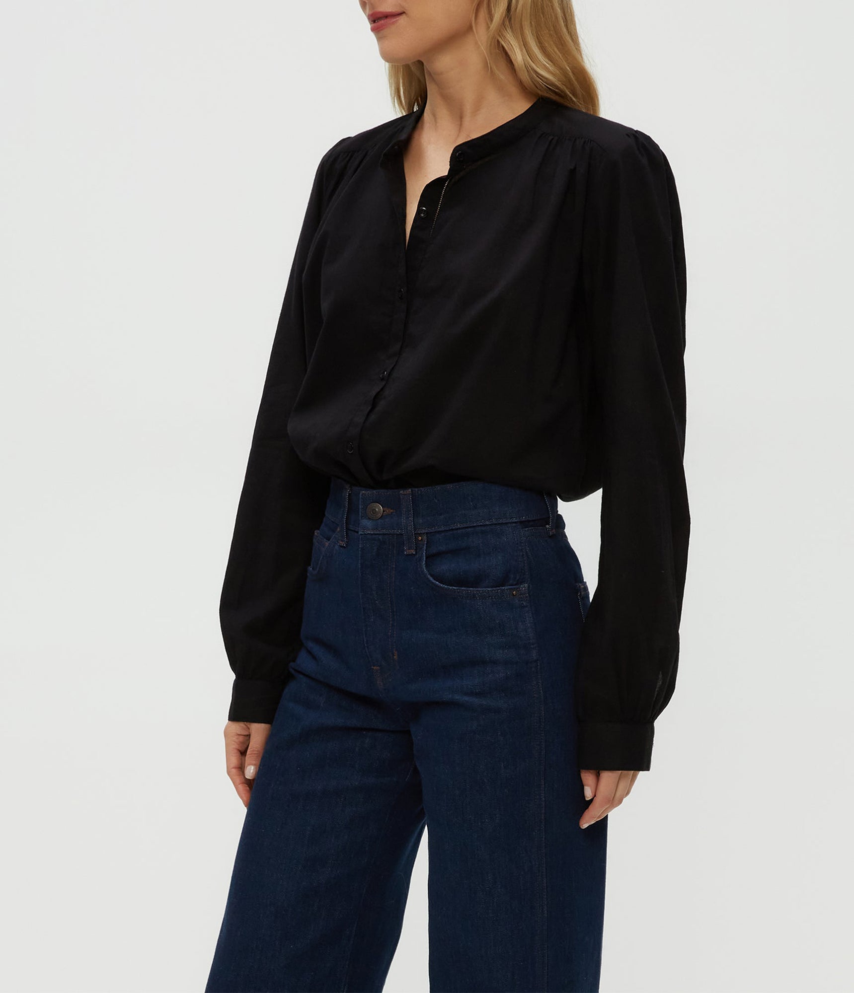 Bethel Button Down Shirt | Black