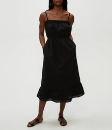 Glenda Strappy Maxi Dress | Black