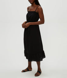 Glenda Strappy Maxi Dress | Black