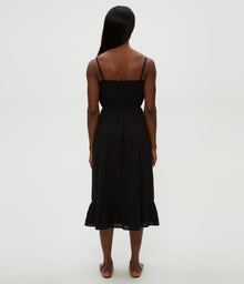 Glenda Strappy Maxi Dress | Black