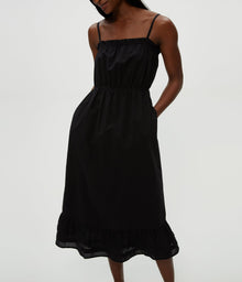 Glenda Strappy Maxi Dress | Black