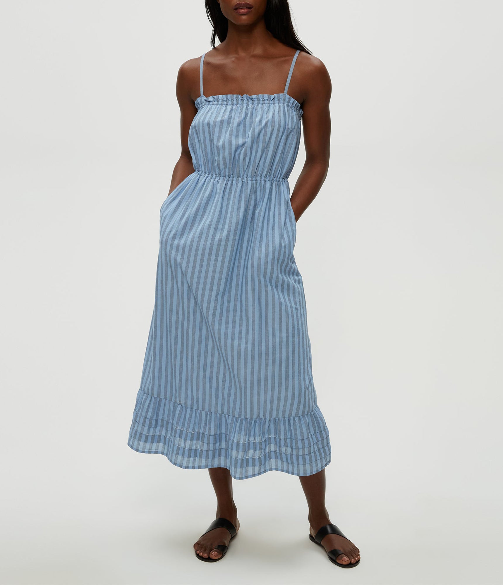 Glenda Strappy Maxi Dress | Breeze Combo