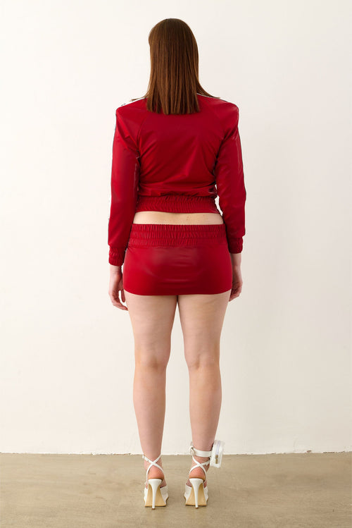Womens | League Tracksuit Jacket | Red