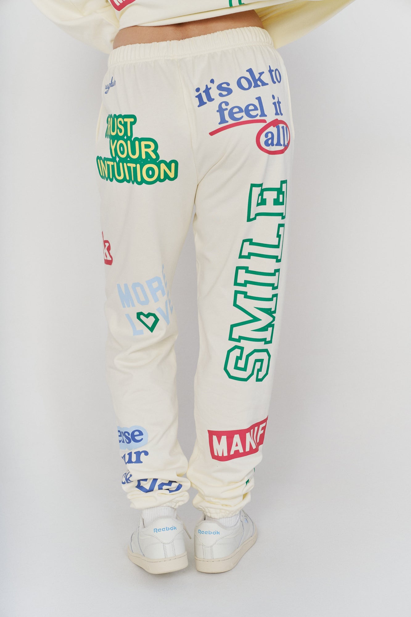 Affirmations Sweatpants | Pearl