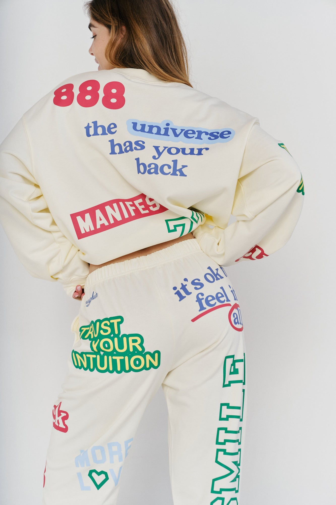 Affirmations Sweatpants | Pearl