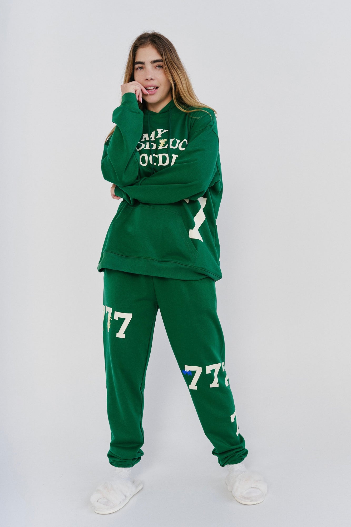 My Good Luck Hoodie | Emerald Green