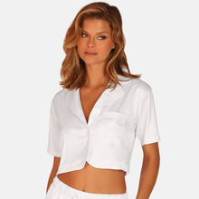 OW Collection LEMONGRASS Crop Shirt Shirt 001 - White