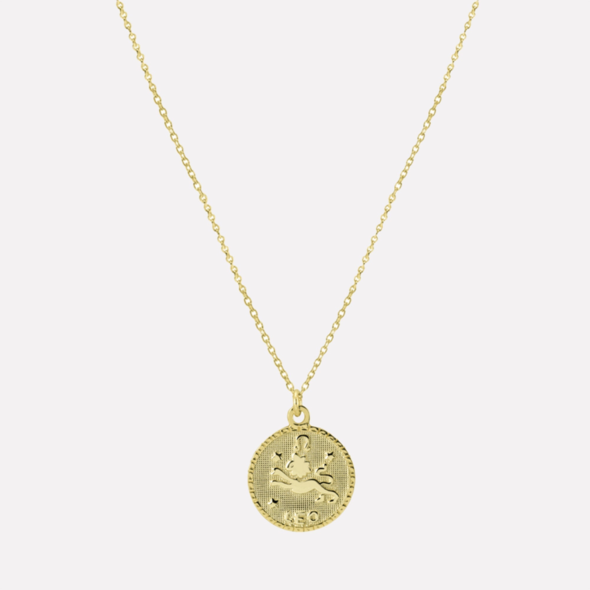 The Zodiac Medal Necklace | Gold Vermeil