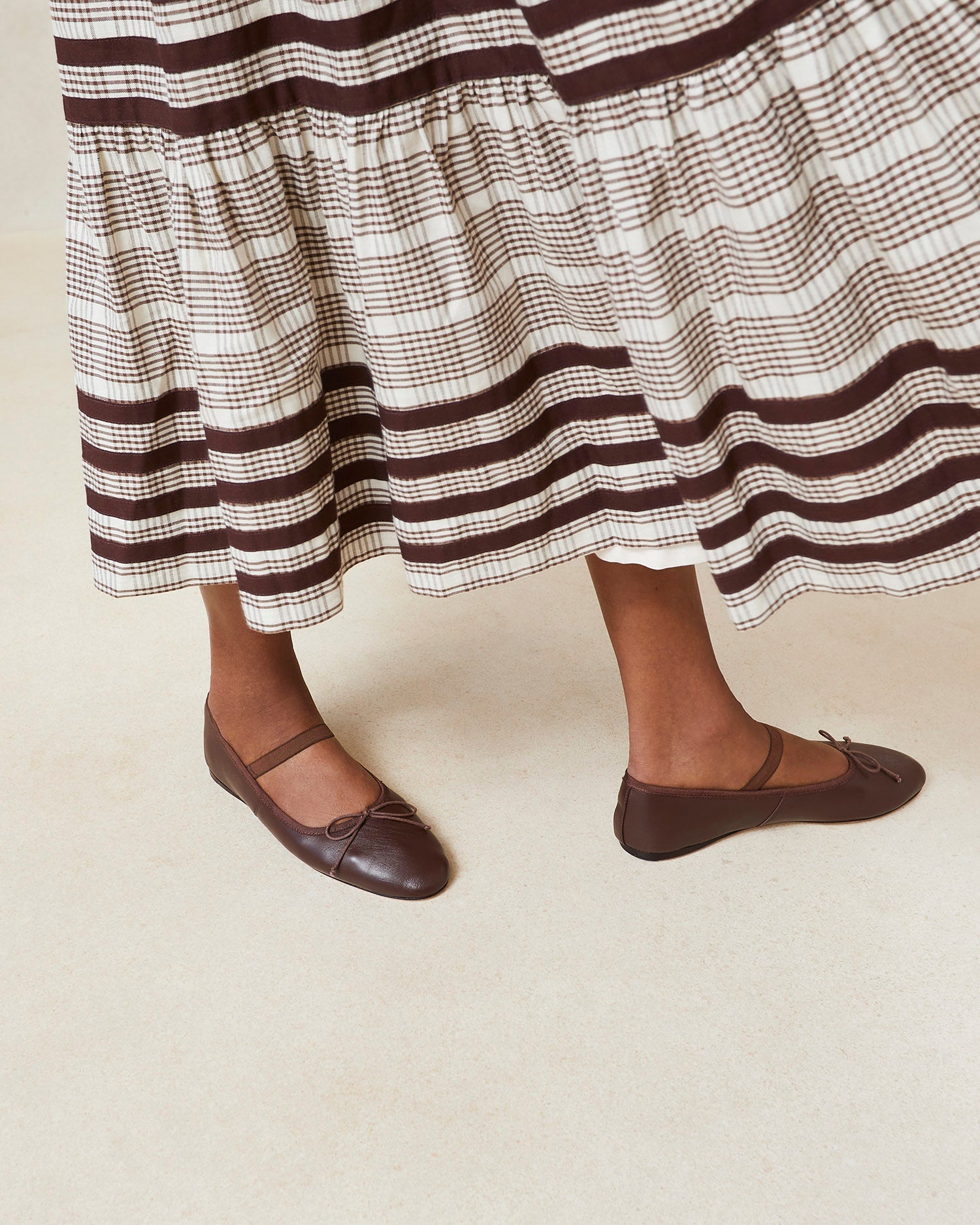 Leonie Ballet Flat | Chocolate