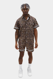 Leopard Game Weekend Shirt | Multicolor