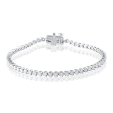 1.00 CT Round Lab-Grown Diamond | Bracelet | 18K White Gold | G Color | SI Clarity