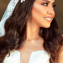 Womens | 1.25 CT Round Cut Lab Grown Accent Diamond | Solitaire Pendant Necklace | 14K White Gold | I-I1