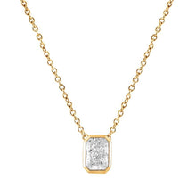 1.00 CT Radiant Lab-Grown Diamond | Solitaire Necklace | 18K Yellow Gold | G Color | VS Clarity
