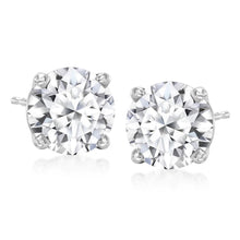 3.50 CT Round Lab-Grown Diamond | Stud Earrings | 14K White Gold | H Color | VS-I Clarity